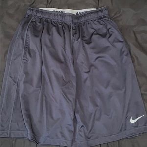 Men’s Nike Dri Fit shorts. No tears or stains